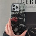 For iPhone 13 Colored Silver Plating Sunset Phone Case(Left)