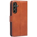 For Samsung Galaxy A35 5G IMAK Count Series Flip Leather Phone Case(Brown)