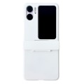 For OPPO Find N2 Flip Skin Feel PC Full Coverage Shockproof Phone Case(White)