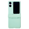 For OPPO Find N2 Flip Skin Feel PC Full Coverage Shockproof Phone Case(Light Green)