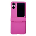 For OPPO Find N2 Flip Skin Feel PC Full Coverage Shockproof Phone Case(Rose Red)