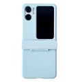 For OPPO Find N2 Flip Skin Feel PC Full Coverage Shockproof Phone Case(Light Blue)