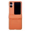 For OPPO Find N2 Flip Skin Feel PC Full Coverage Shockproof Phone Case(Orange)