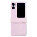 For OPPO Find N2 Flip Skin Feel PC Full Coverage Shockproof Phone Case(Pink)