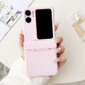 For OPPO Find N2 Flip Skin Feel PC Full Coverage Shockproof Phone Case(Pink)