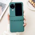 For OPPO Find N3 Flip Skin Feel PC Full Coverage Shockproof Phone Case(Dark Green)