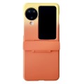 For OPPO Find N3 Flip Skin Feel PC Full Coverage Shockproof Phone Case(Orange+Yellow)