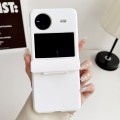 For vivo X Flip Skin Feel PC Full Coverage Shockproof Phone Case(White)