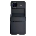 For vivo X Flip Skin Feel PC Full Coverage Shockproof Phone Case(Black)