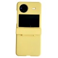 For vivo X Flip Skin Feel PC Full Coverage Shockproof Phone Case(Yellow)