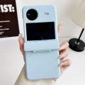 For vivo X Flip Skin Feel PC Full Coverage Shockproof Phone Case(Light Blue)