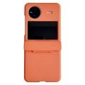 For vivo X Flip Skin Feel PC Full Coverage Shockproof Phone Case(Orange)