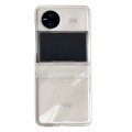 For vivo X Flip Skin Feel PC Full Coverage Shockproof Phone Case(Transparent)