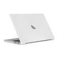 For MacBook Pro 16.2 A2991/A2780/A2485 Crystalline Matte Hardshell Laptop Protective Case(Transparen