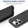 For iPhone 15 Pro 2 in 1 PC + TPU Phone Case(Black)