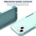 For iPhone 15 Plus 2 in 1 PC + TPU Phone Case(Light Green)