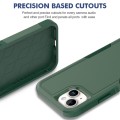 For iPhone 15 Plus 2 in 1 PC + TPU Phone Case(Dark Green)