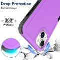 For iPhone 15 Plus 2 in 1 PC + TPU Phone Case(Purple)