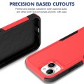 For iPhone 15 Plus 2 in 1 PC + TPU Phone Case(Red)