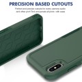 For iPhone X / XS 2 in 1 PC + TPU Phone Case(Dark Green)