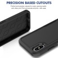 For iPhone X / XS 2 in 1 PC + TPU Phone Case(Black)