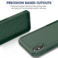 For iPhone XS Max 2 in 1 PC + TPU Phone Case(Dark Green)