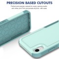 For iPhone XR 2 in 1 PC + TPU Phone Case(Light Green)