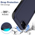 For iPhone SE 2022 / 2020 / 8 / 7 / 6 2 in 1 PC + TPU Phone Case(Dark Blue)