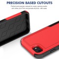 For iPhone SE 2022 / 2020 / 8 / 7 / 6 2 in 1 PC + TPU Phone Case(Red)