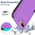 For iPhone 8 Plus / 7 Plus / 6 Plus 2 in 1 PC + TPU Phone Case(Purple)