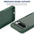 For Google Pixel 8 Pro 2 in 1 PC + TPU Phone Case(Dark Green)