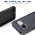 For Google Pixel 7a 2 in 1 PC + TPU Phone Case(Dark Blue)