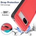 For Google Pixel 7a 2 in 1 PC + TPU Phone Case(Red)