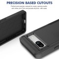 For Google Pixel 7a 2 in 1 PC + TPU Phone Case(Black)