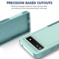 For Google Pixel 6a 2 in 1 PC + TPU Phone Case(Light Green)