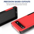For Google Pixel 6a 2 in 1 PC + TPU Phone Case(Red)