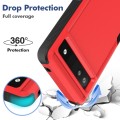 For Google Pixel 6a 2 in 1 PC + TPU Phone Case(Red)