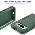 For Google Pixel Fold 2 in 1 PC + TPU Phone Case(Dark Green)