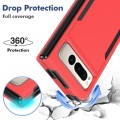 For Google Pixel Fold 2 in 1 PC + TPU Phone Case(Red)