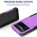 For Xiaomi Poco X4 Pro 5G 2 in 1 PC + TPU Phone Case(Purple)