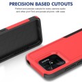 ForXiaomi Redmi 10C 2 in 1 PC + TPU Phone Case(Red)