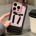 For iPhone 15 Pro Max Sweet Cool Bow PC Phone Case(Bow Tie)