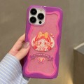 For iPhone 15 Pro Max Double Sided IMD Full Coverage TPU Phone Case(Bow Headscarf Girl)