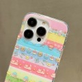 For iPhone 15 Pro Max Double Sided IMD Full Coverage TPU Phone Case(Pentagram Cats Dogs)