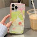 For iPhone 15 Pro Double Sided IMD Full Coverage TPU Phone Case(Cat Picnic Cake)