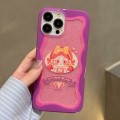 For iPhone 15 Pro Double Sided IMD Full Coverage TPU Phone Case(Bow Headscarf Girl)