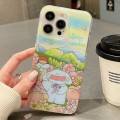 For iPhone 13 Pro Double Sided IMD Full Coverage TPU Phone Case(Bow Doll)