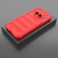 For Nothing Phone 2a Magic Shield TPU + Flannel Phone Case(Red)