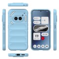 For Nothing Phone 2a Magic Shield TPU + Flannel Phone Case(Light Blue)