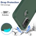 For Motorola Moto E20 / E30 / E40 2 in 1 PC + TPU Phone Case(Dark Green)